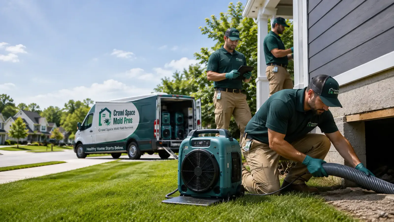 Crawl Space Mold Removal in Stanford, IL